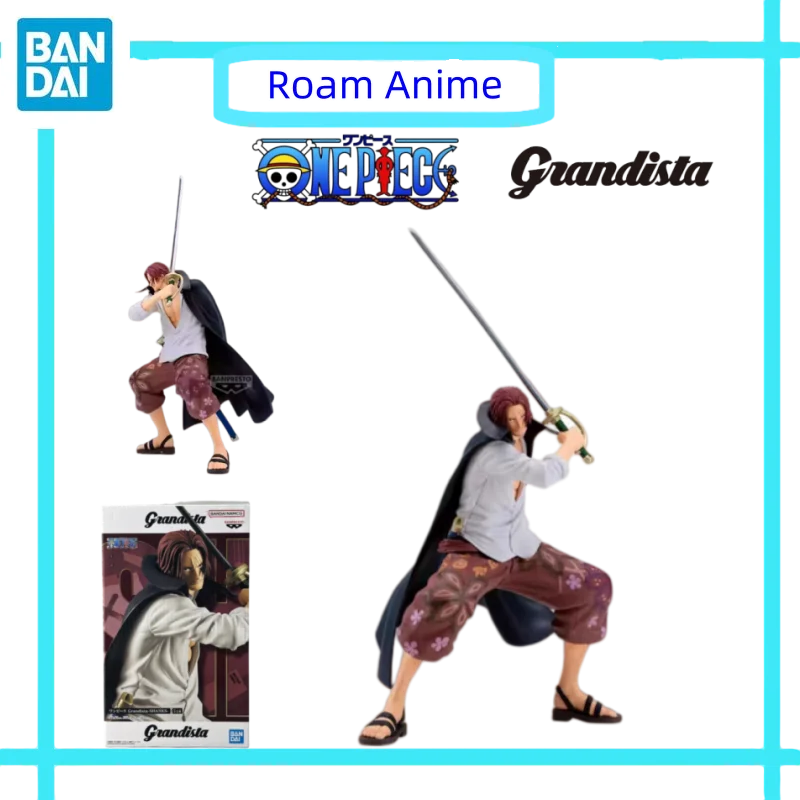 

Original Bandai Anime Model ONE PIECE Grandista SHANKS Action Figures Collectible Toys Gift for Kids Spot Goods New Unopened