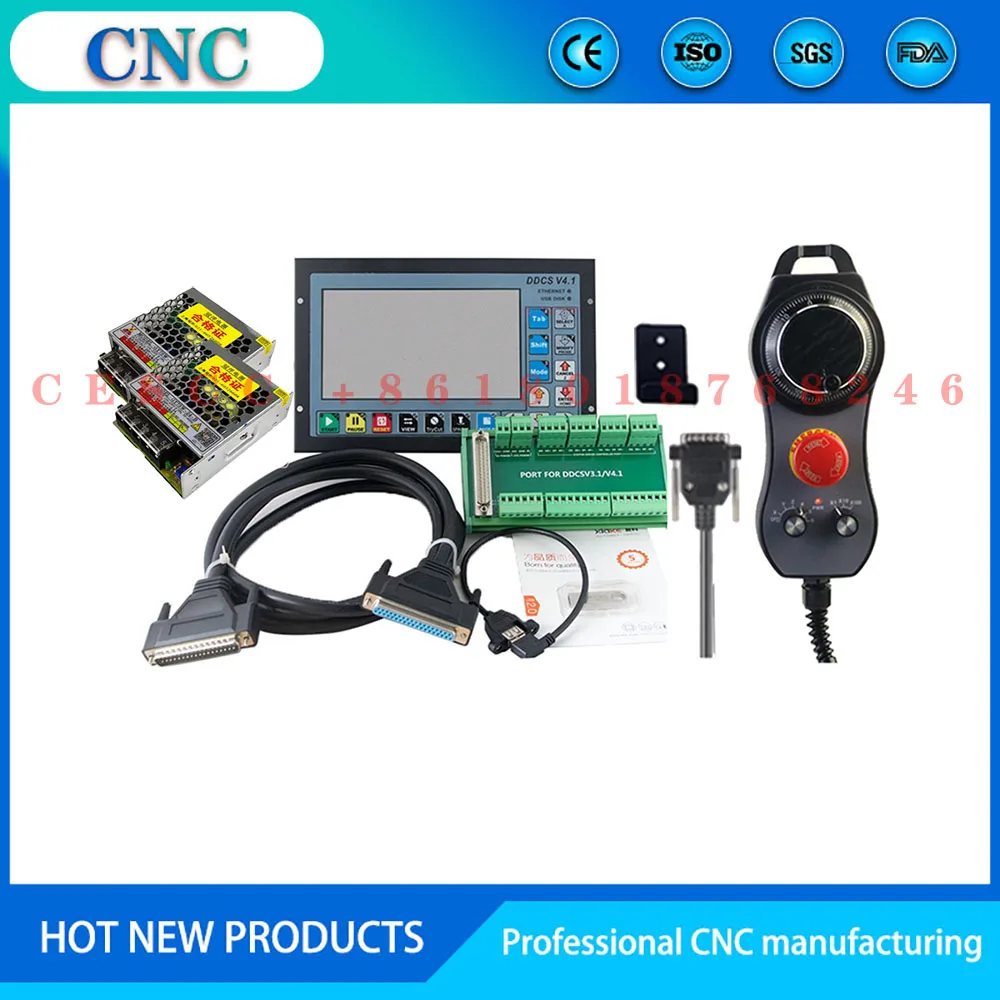 

Offline CNC controller DDCSV4.1 3/4-axis engraving and milling machine motion control system 4-axis linkage 500KMz emergency MPG