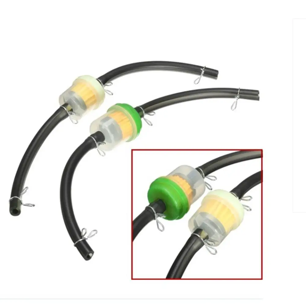 Universal Fuel Filter Gasoline Clear Cleaner Petrol Pipe Quad Scooter Hose Line Magnet Inline Gas Dirt Bike Motorcycle Accessory