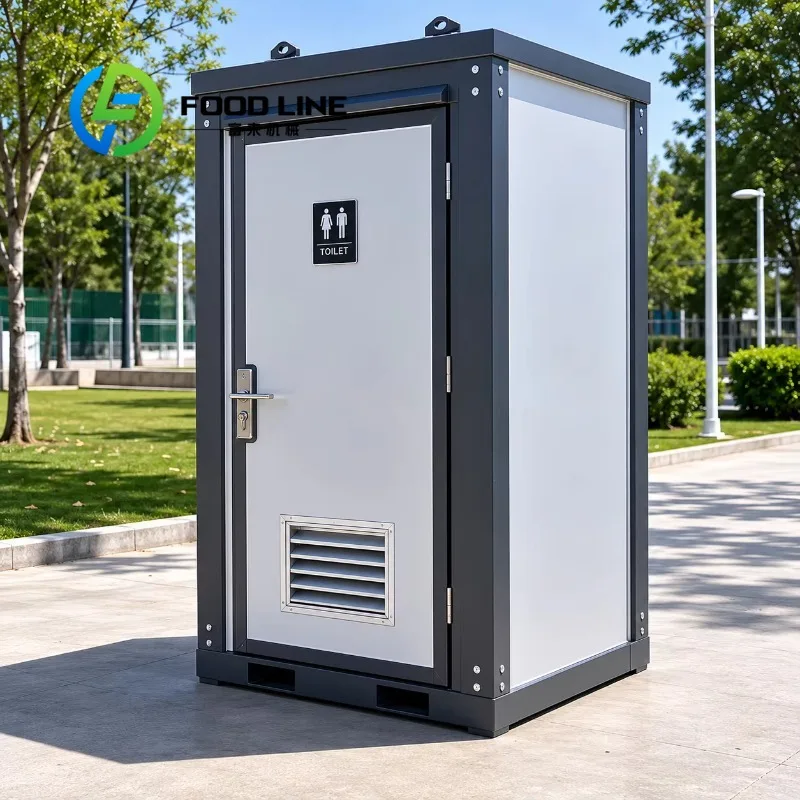Mobile Public Toilet Rust‑Proof Outer Shell Mobile Sanitation Cabin Suitable For Humid Coastal Scenic Spot And Construction