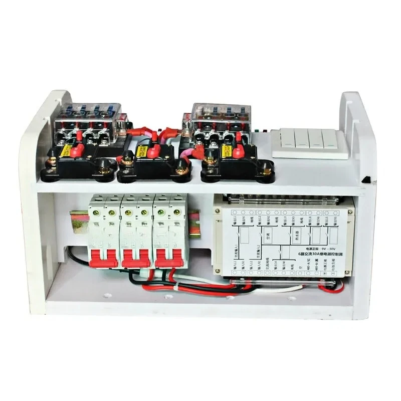 

RV modification accessories with RV integrated electrical box control panel control system