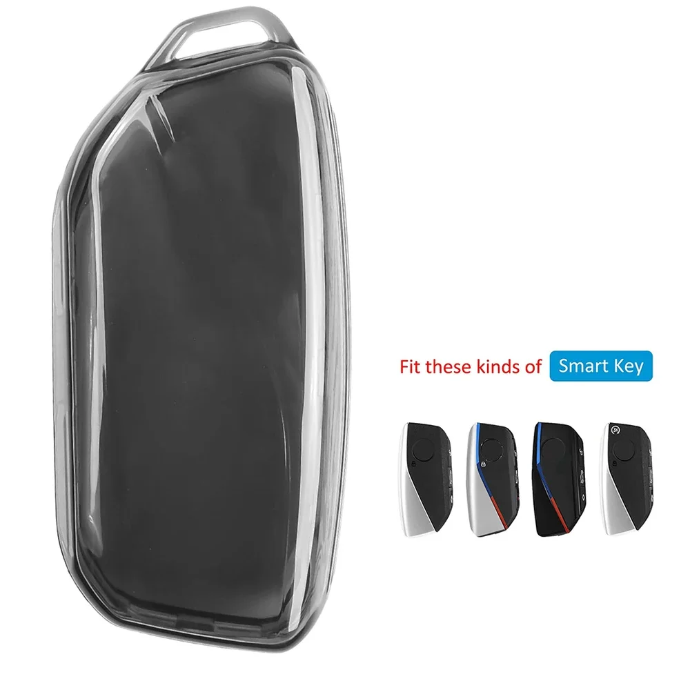 Car Key Shell In Black Material Compatible With For BMW For X1 IX For XM X6 For X7 I7 Keys Manufactured 2023 2024