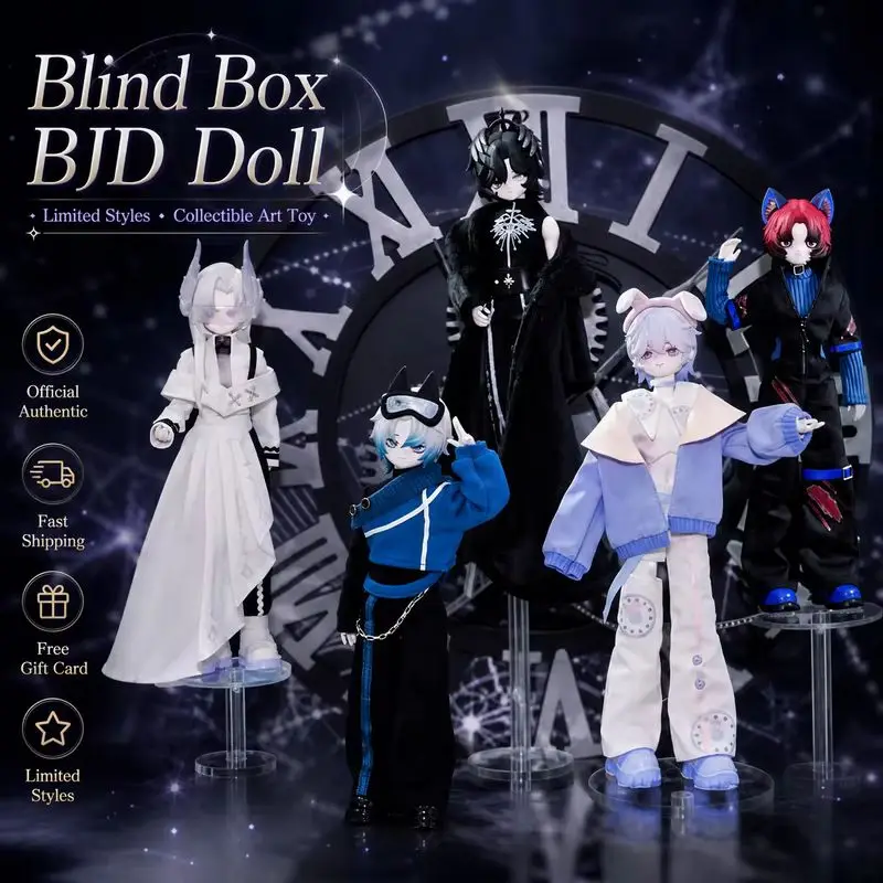 In Stock Genuine Happy Engine UNchron Series Blind Box 1/8 Scale BJD Articulated Doll Trendy Figurine Desktop Ornament Gift