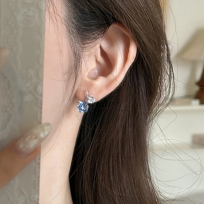 GANPUP Luxus-Ohrstecker mit funkelndem Zirkonia für Damen, neue Mode, süßer, niedlicher Ohrschmuck, Party-Geschenk, серьги женские – Detail 2