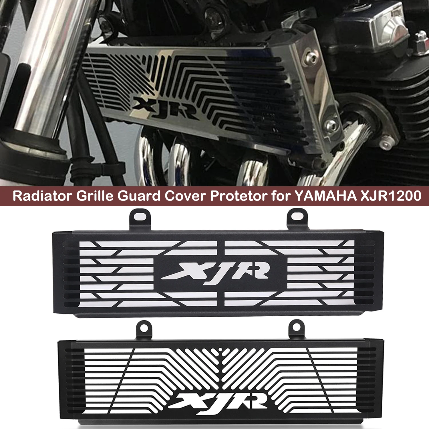

For YAMAHA XJR1200 XJR1300 1998 1999 2000 2001-2008 Radiator Grille Guard Cover Protetor Protection Motorcycle Accessories