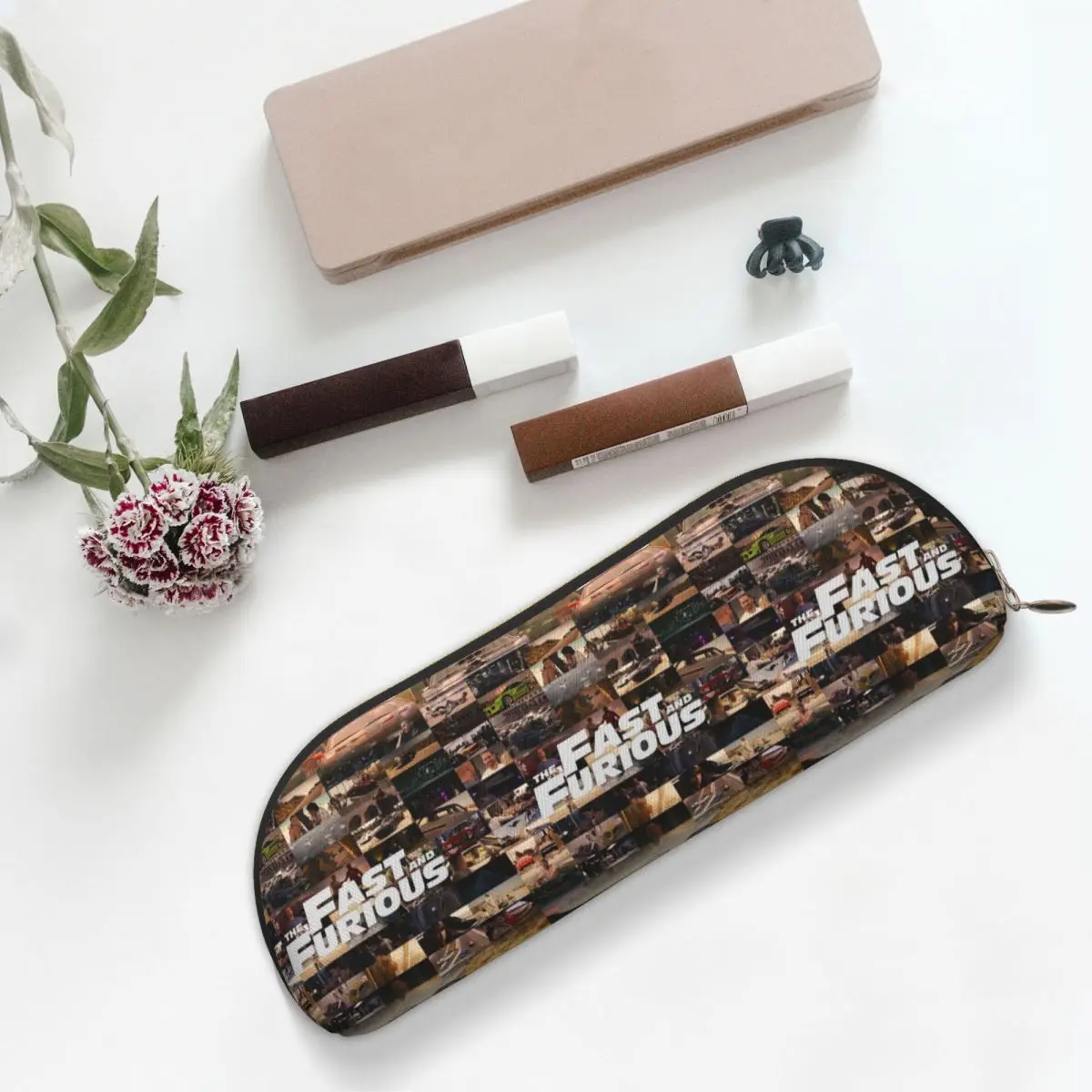 

Fast And Furious Legends Tribute Pencil Cases Pencil Pouch Storage Stationery Supplies Big Capacity Pen Box Pencil Bag for Kids