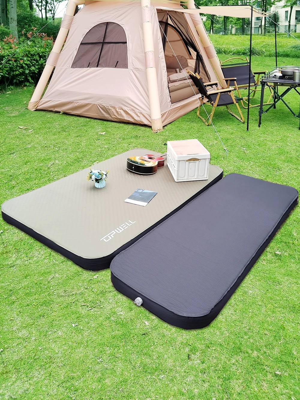 로하스캠핑 자충식 캠핑 매트리스 10cm 컴팩트 접이식 - Outdoor Camping Rug 리뷰 및 가격