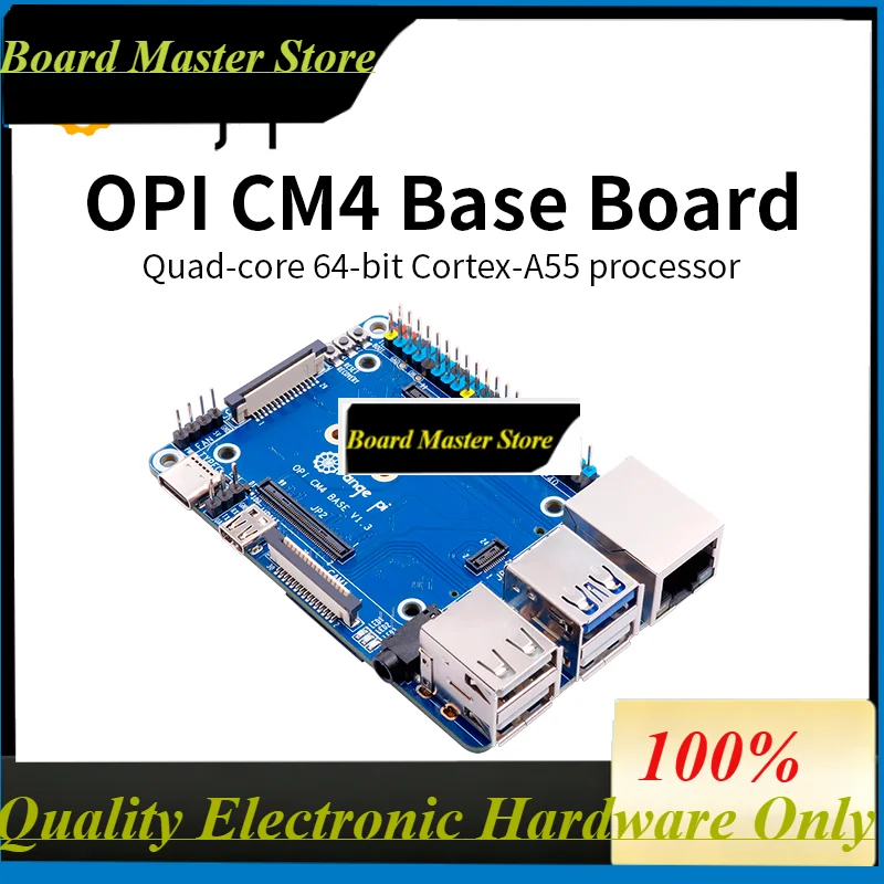 BoaMasMOrange Pi CM4 2GB Ram + Base Board RK3566 32GB Emmc WIFI5-BT Orangepi CM4 Run Android Ubuntu Debian Orange Pi Compute Mod