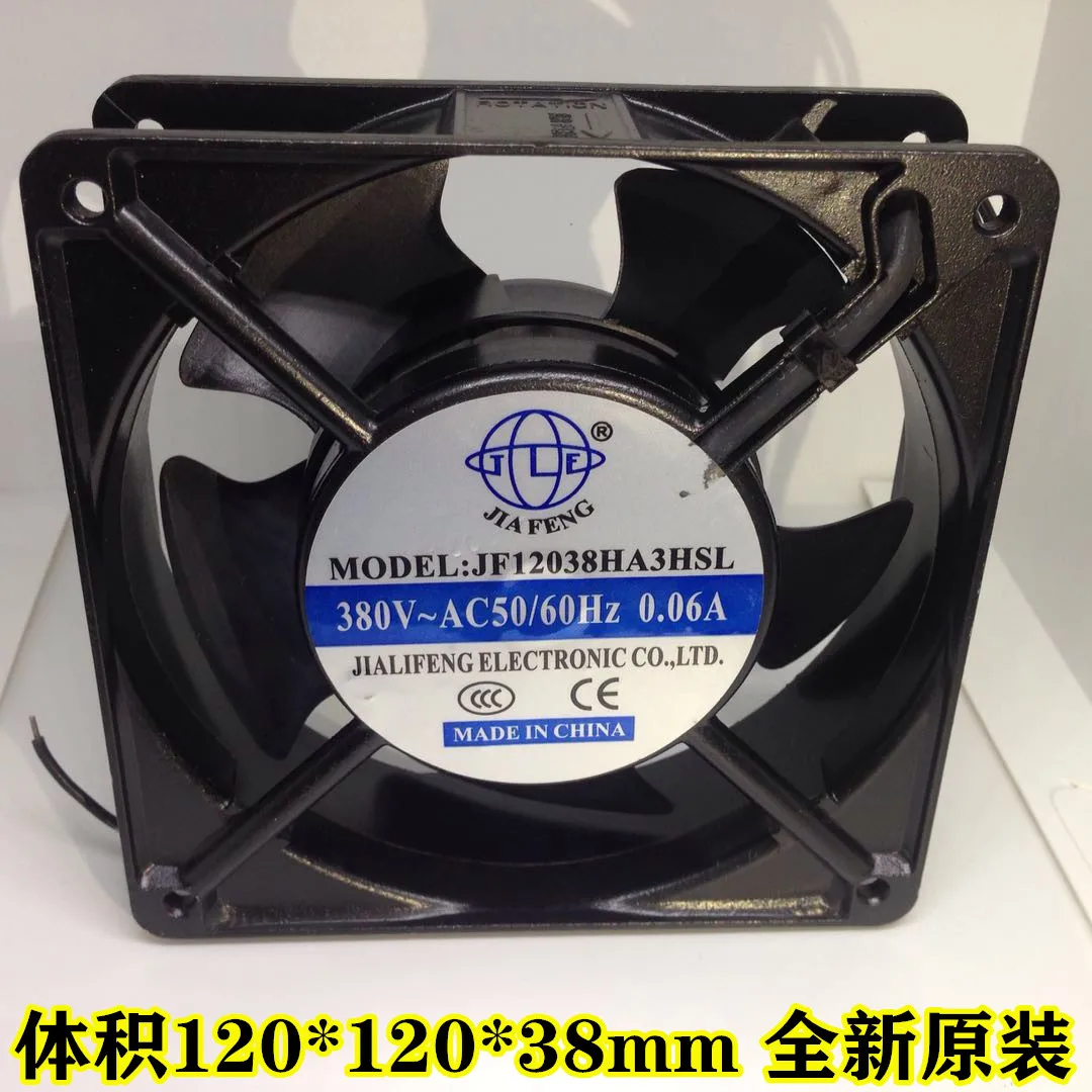 

JIA FENG JF12038HA3HSL AC 380 В 0,06 А 120x120x38 мм 2-проводной охлаждающий вентилятор