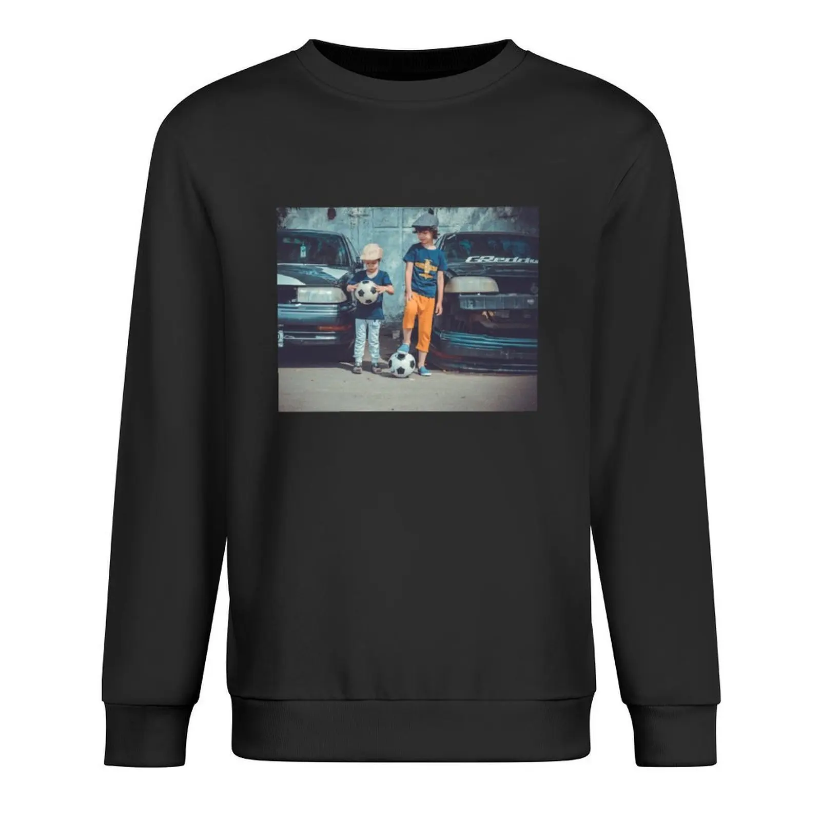 

TRAP VINTAGE FOOTBALL 90'S Pullover tracksuit men korean style clothes anime clothes blouse hooded sweatshirt