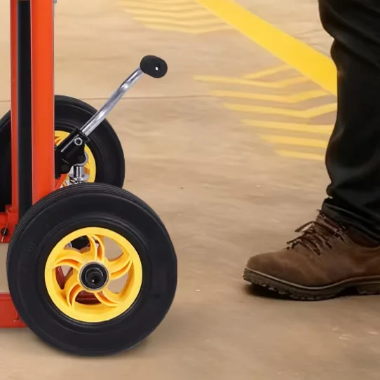 مكدس البليت اليدوي للرافعة الشوكية مع شوكة قابلة للتعديل، مكدس ونش يدوي مناسب لمستودع السوبر ماركت والمنزل