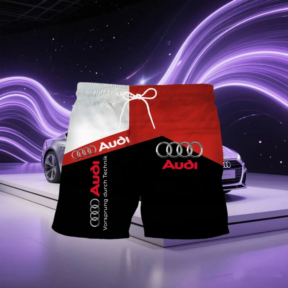 

Audi Summer Popular 3D Printed Quick Drying Breathable Motorcycle Shorts and Off-road Motorcycle Sport Thin Shorts
