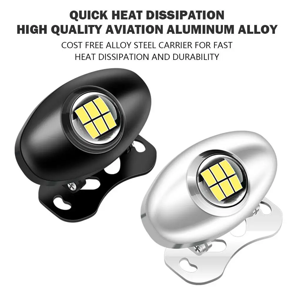 

12-24V Car Reversing Light High Brightness Flashing Motorcycle Reverse White Tail Parking Bulb Black Lamp LED Auto Lamp War Y8K1