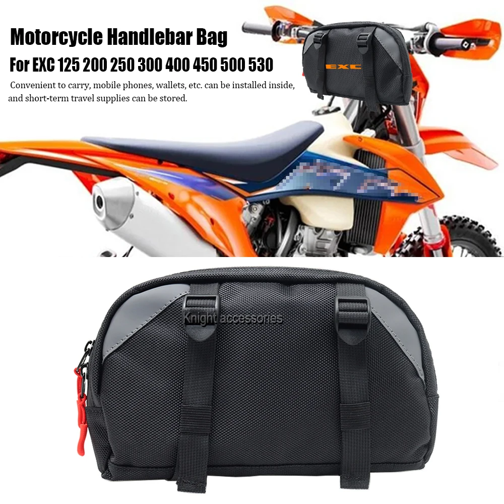 

For EXC 125 200 250 300 400 450 500 530 Exc 2011 - 2019 2020 Motorcycle Waterproof And Dustproof Handlebar Bag