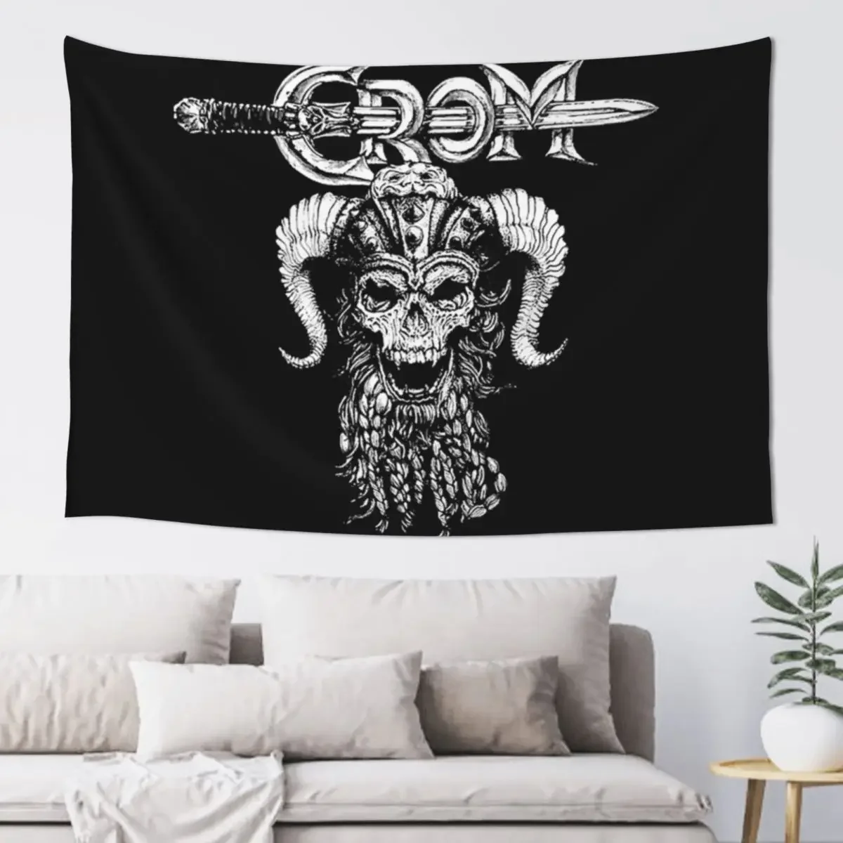 

Crom (For Dark Shirts) Shirt Tapestry Wall Mural Nordic Home Decor Wall Deco Tapestry