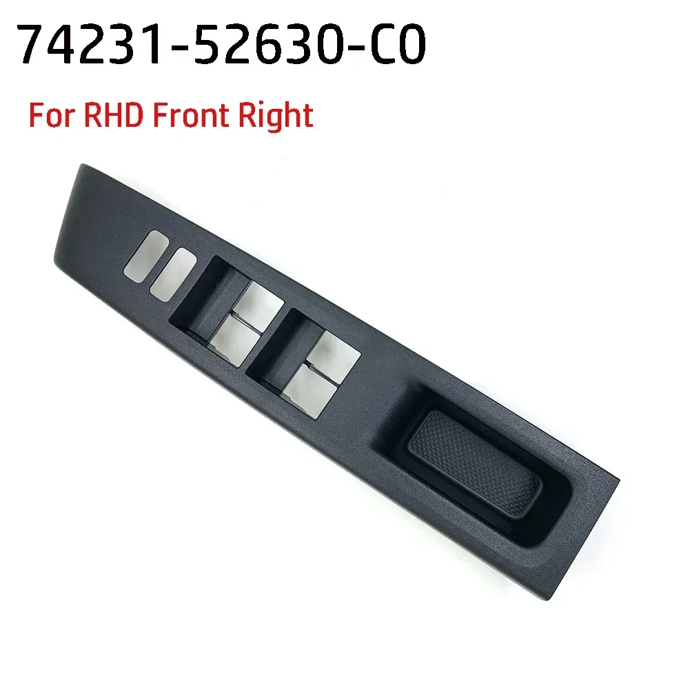 1PC Glass Lifting Panel Right Front Armrest Upper Panel RH 7423152630C0 For Toyota-Vitz 2010-2014 RHD Car Interior Window Switch