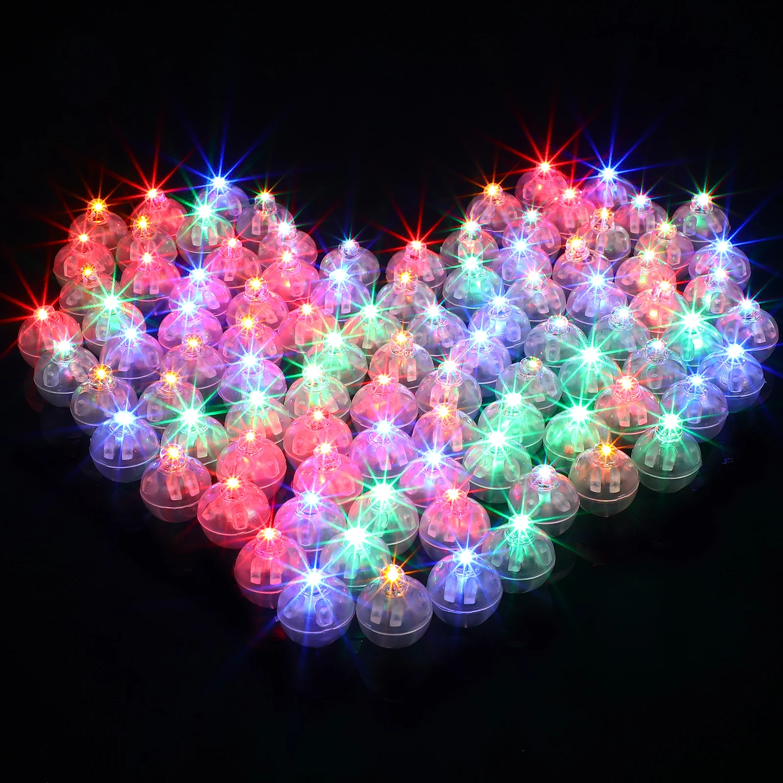 

100 Pcs Lights Mini Plastic Decorative for Party Wedding Christmas Halloween Lights For Festive