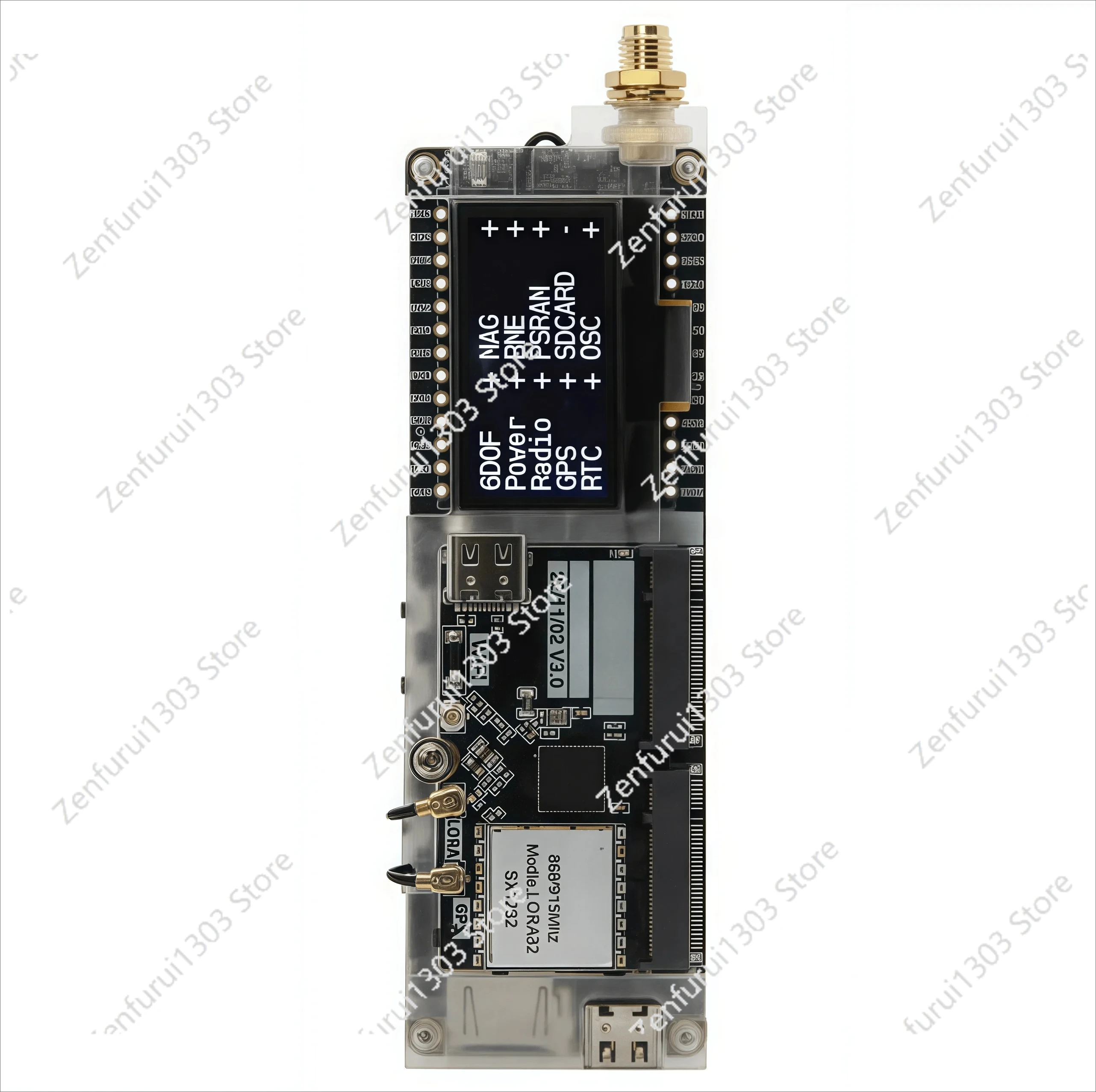 

ESP32-S3+LoRa+GPS+OLED+IMU+PMU Development Board