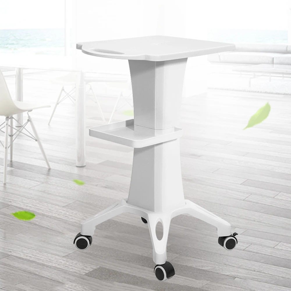 Rolling Trolley Cart  Beauty Salon SPA Stand Pedestal Silent Wheel Equipment Stand Wheel Barber Shop Shelf Cart Equipment