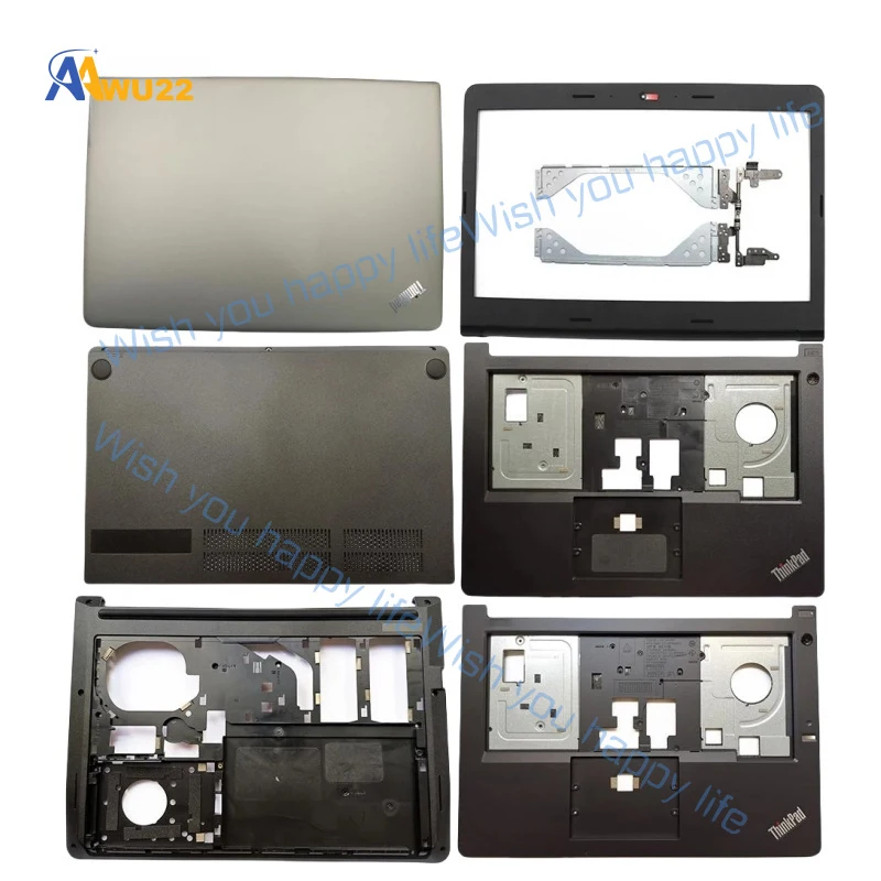 L... For Lenovo ThinkPad E470 E475 E470C Palmrest Bottom LCD Back cover Bezel E Shell