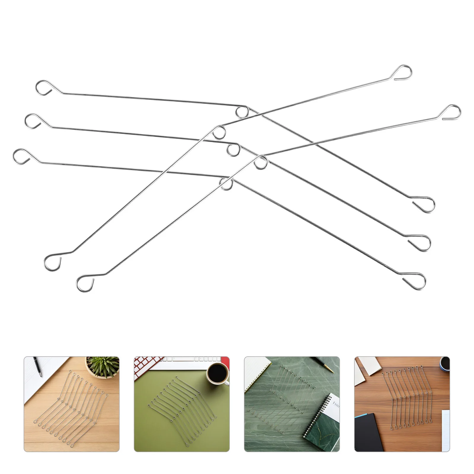 

16Pcs Stainless Steel Torsion Spring Clips Recessed Lighting Heavy Duty Trim Clips Downlight Fixtures Lighting Accessories