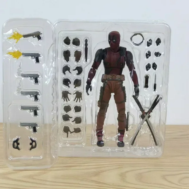 

16 см супергерой SHF Дэдпул 2 экшн-фигурка коллекция подвижная фигурка Marvel украшение модель детский подарок игрушка