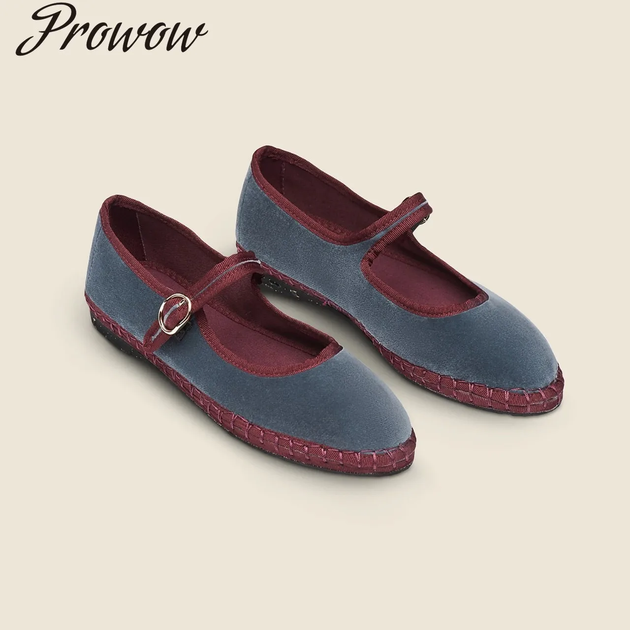 

flat-bottomed pointed golden velvet brie ballet shoes casual Mary Jane single shoes sandals large size women's shoes