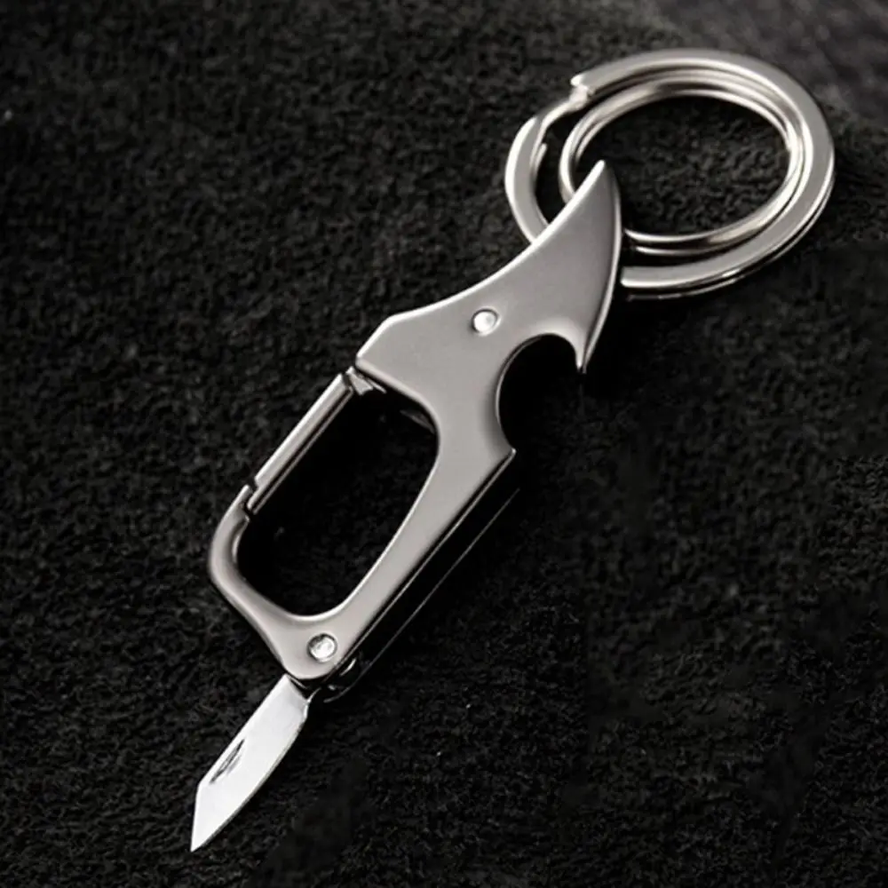 

Express Opener Foldable Mini Foldable Keychain Metal Mini Bottle Opener with Keyrings Classic Multi-Functional Outdoor Tools