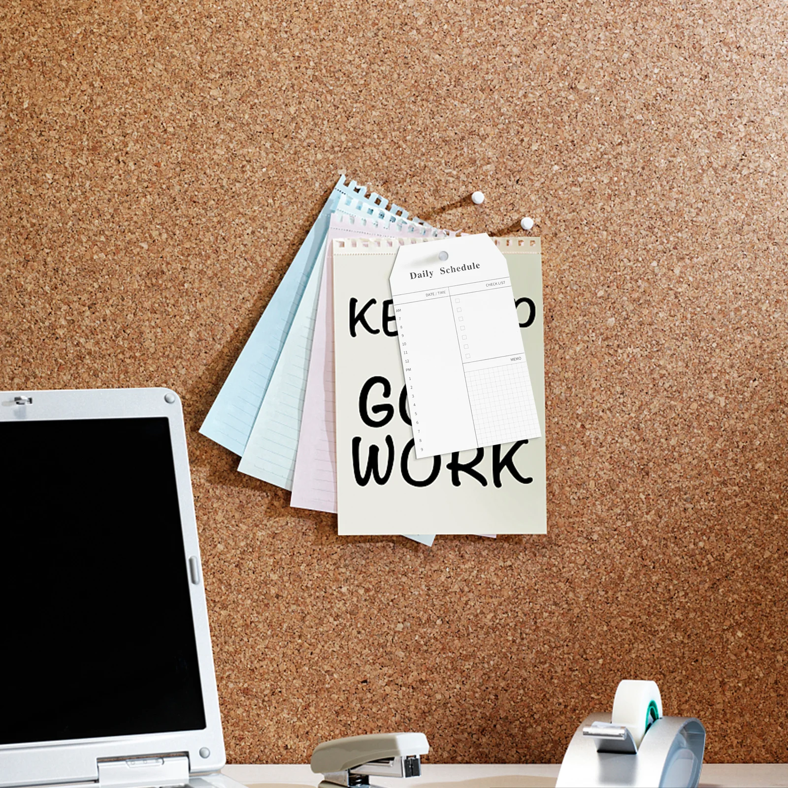 

4pcs Daily To Do List Schedule Book Smooth Writing Mini Memo For Office School Home Portable Notepad Planning Notebook Agenda