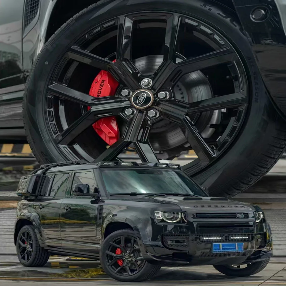 Custom Car Alloy Wheels 5*120 Wheels Hub 5*114.3 5*108 Rear Axle 20 21 22 Inch for Land Rover Defender Car Accessories