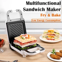 Sandwich machine breakfast machine household light food machine frying machine multi-function heating toast pressure toaster