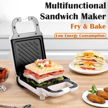 Sandwich Machine Breakfast Machine Household Light Food Machine Frying Machine Multi-Function Heating Toast Pressure Toaster