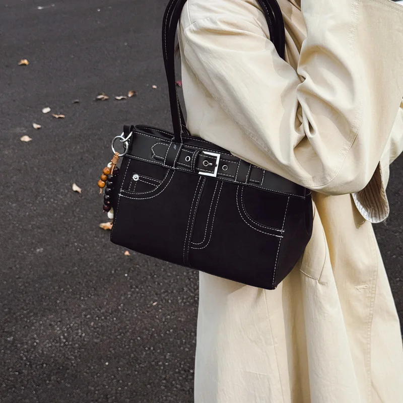 

2025 Winter Vintage Shoulder Bag for Women, Genuine Leather Multi-way Crossbody Purse, Retro Chic Bag for Work & Dating