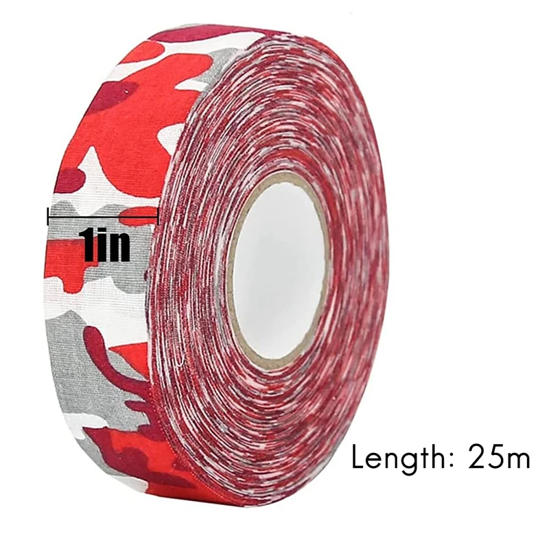 3 Rolls Hockey Tape Cloth Athletic Sports Stick Baseball Tape Easy To Stretch And Tear Cloth Tape For Ice Hockey,Skiing