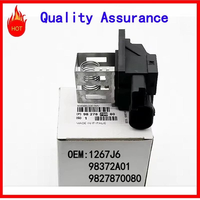 

1267J6 98372A01 9827870080 For Peugeot 207 208 407 508 For Citroen C2 C3 DS3 Do Radiador Do Motor Resistor Relay