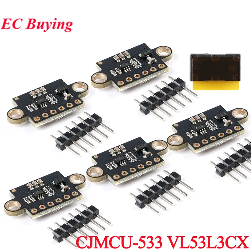 5Pcs/1pc VL53L3CX ToF Laser Ranging Module CJMCU-533 VCSEL 940nm 3M Distance Measurement Sensor Multi-target Detection