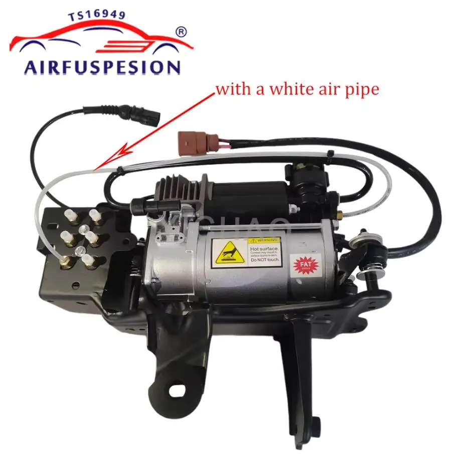 

Air Suspension Compressor with Bracket+Air Solenoid Valve Block For Audi A6 Allroad Quattro (C6/4F) 04-11 4F0616006A 4F0616005E