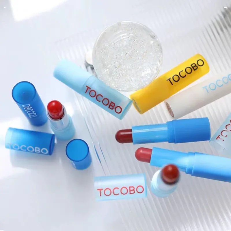 TOCOBO سلسلة ترطيب خطوط الشفاه أحمر الشفاه الملون منعش السيطرة على النفط واقية من الشمس عصا اشراق كريم عين مغذي