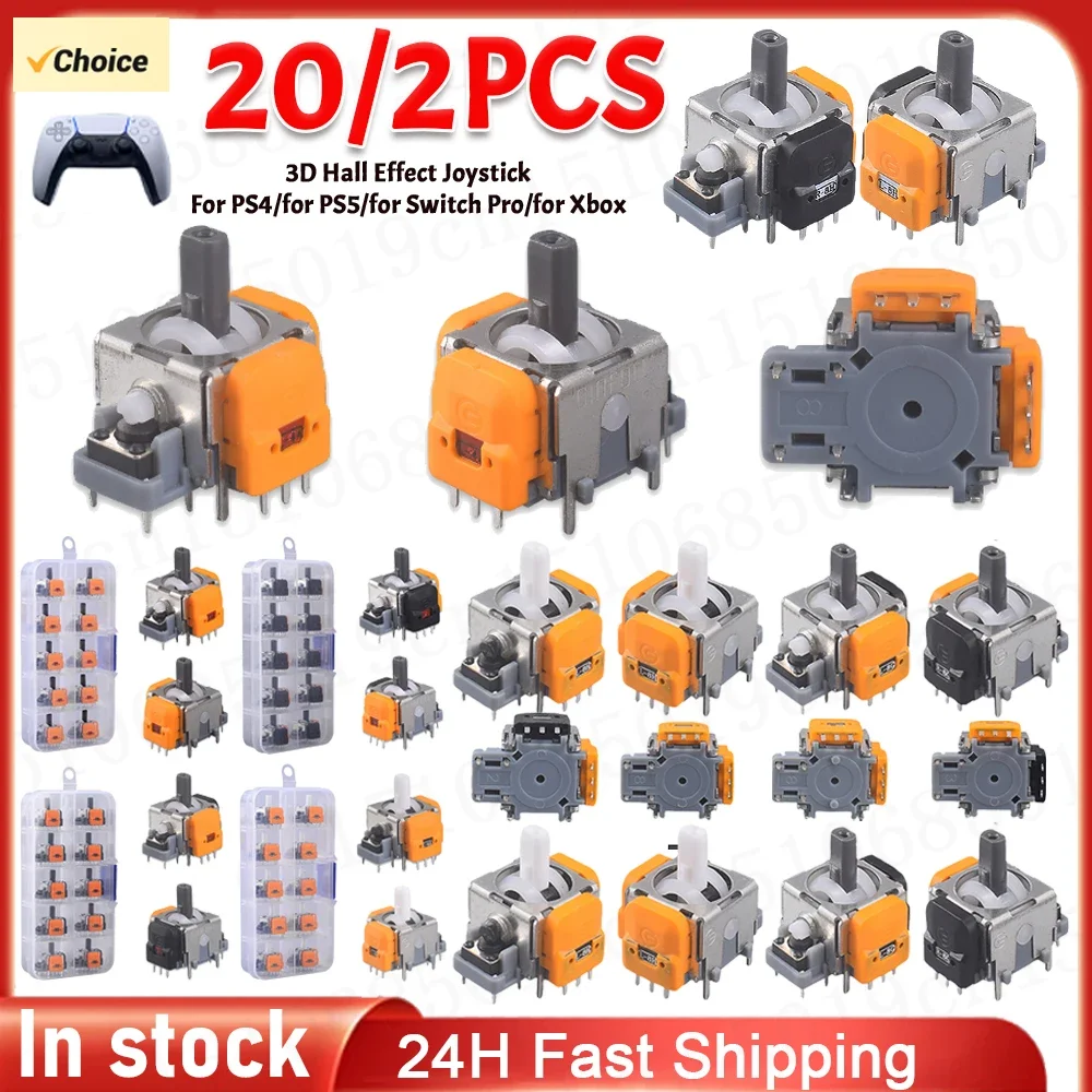 10/2Pcs 3D Hall Eff…