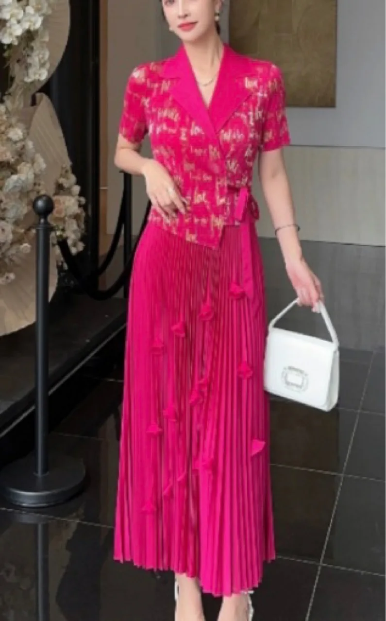 فساتين فاخرة مقاس كبير للنساء فساتين أنيقة وجميلة فستان مياكي مطوي للحفلات المسائية والحفلات الراقصة أزياء نسائية رسمية