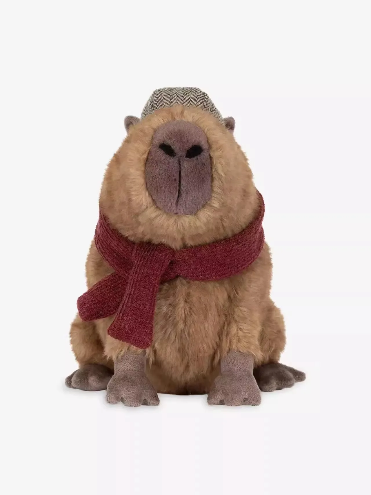 봉제 인형 귀여운 스카프 복어 봉제 인형 카와이 동물 장난감 어린이 생일 선물 카피바라 인형 키즈 장난감