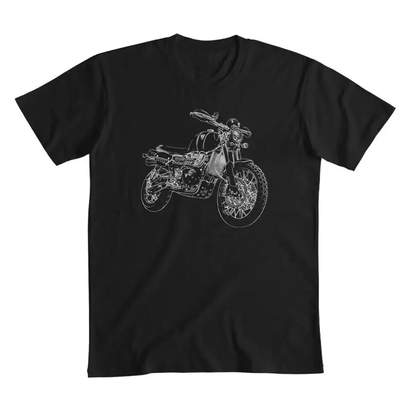 Scrambler 1200 Classic Logo T Shirt Funny for Friend All Size S 4XL