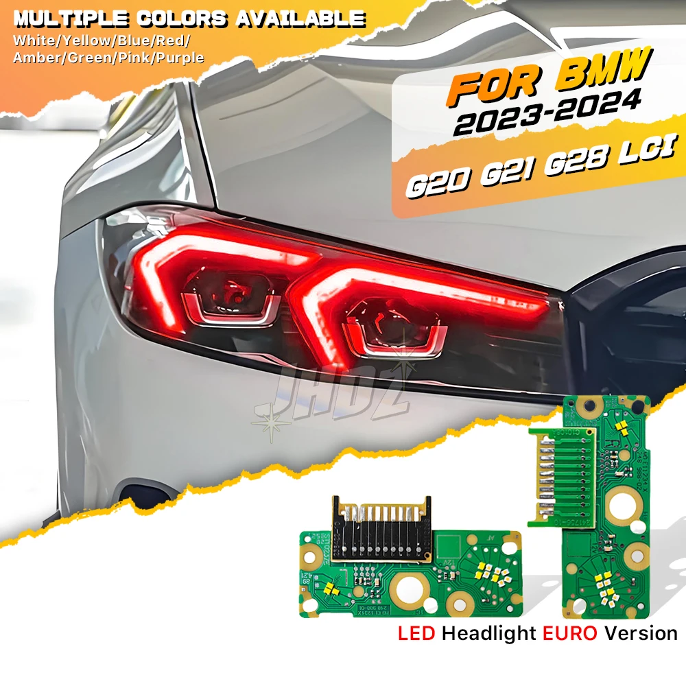 

White LED DRL Chip Board Module For 23-24 BMW 3 Series G20 G21 G28 LCI LED Headlight Daytime Running Light Turn Signal Retrofit