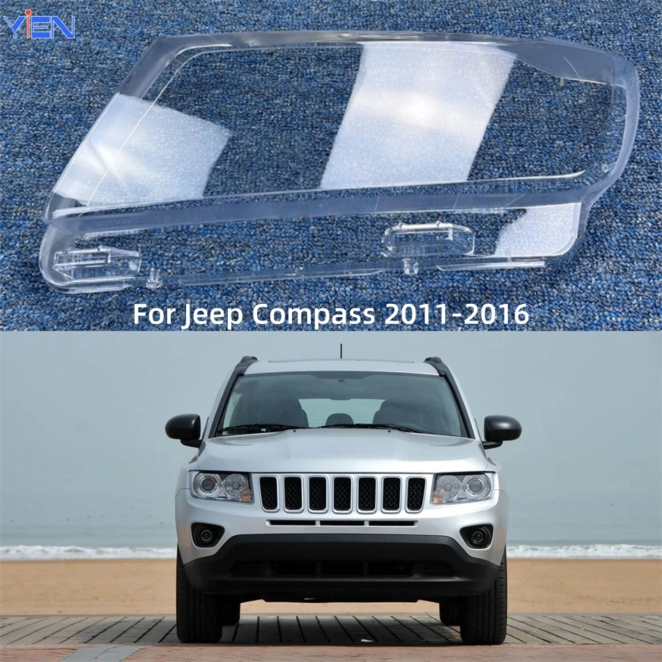 

For Jeep Compass 2011 2012 2013 2014 2015 2016 Automotive Accessories Polycarbonate High Gloss Fully Transparent Housing Cover