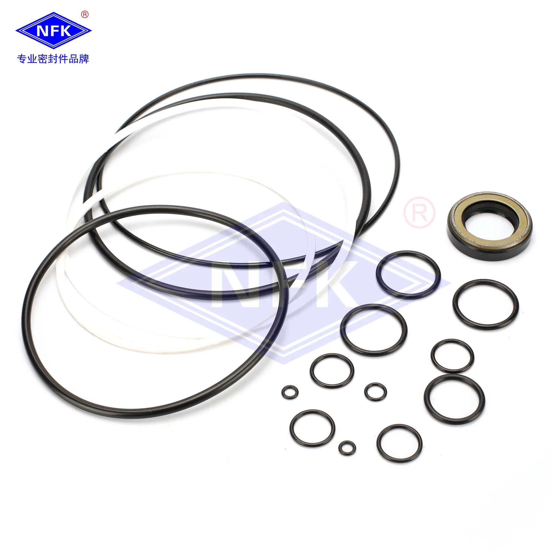 Suitable for PC120-6 Walking Pump Maintenance, High-pressure Framework Oil Seal Repair Kit