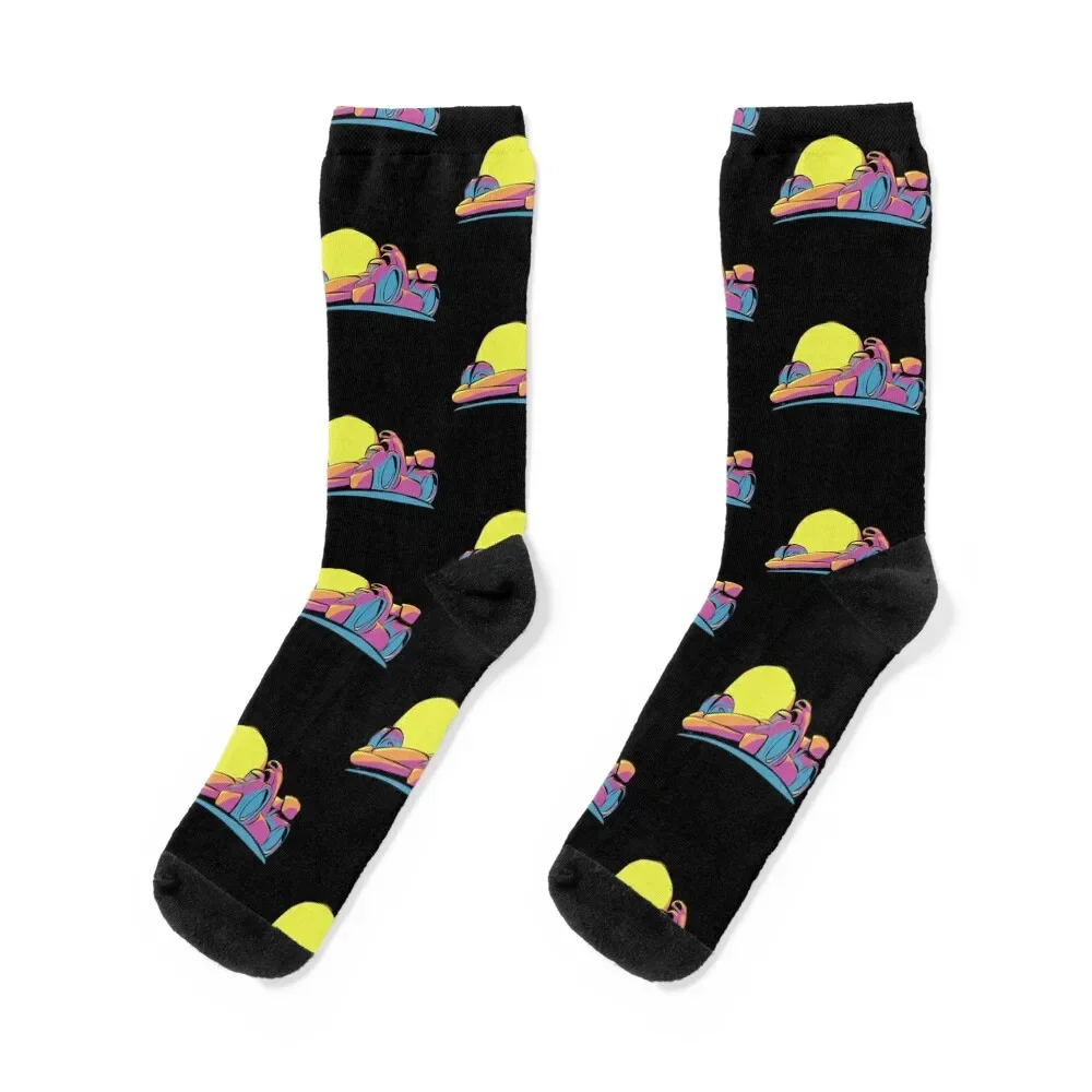 Motorsport racing car Socks christmas gift hockey Antiskid soccer Men's Socks Women's