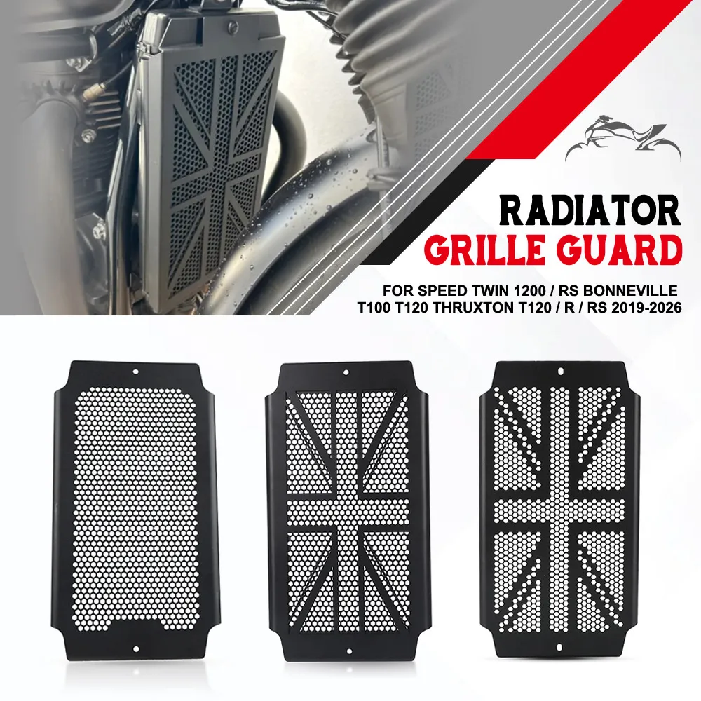 

Radiator Grille Guard Cover Protector For Speed Twin 1200 / RS Bonneville T100 T120 Thruxton T120 / R / RS 2019-2024-2025-2026