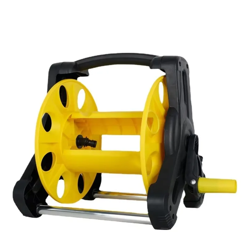 Portable Hose Reel Cart Easy Movement Stable Stand Hose Reel Cart