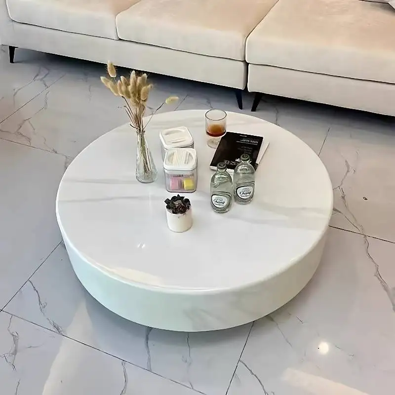 Small Irregular Coffee Table Decoration Vintage Nordic Round Coffee Table Marble Luxury Hallway Meuble Salon Furniture Home