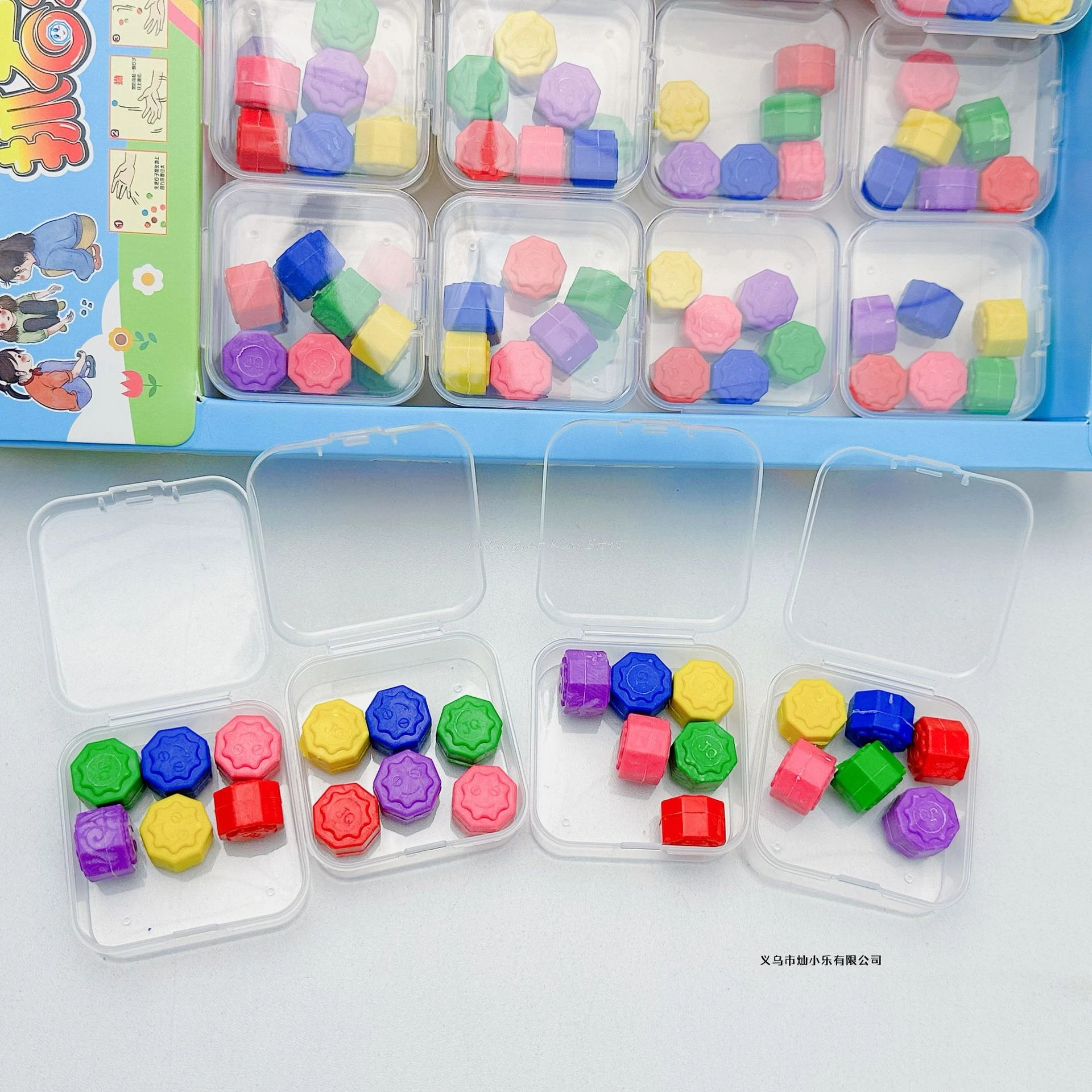 Juego tradicional coreano Gonggi Jack, juego de guijarros de piedra, caja de ejercicio, juguete colorido y divertido para aliviar el estrés